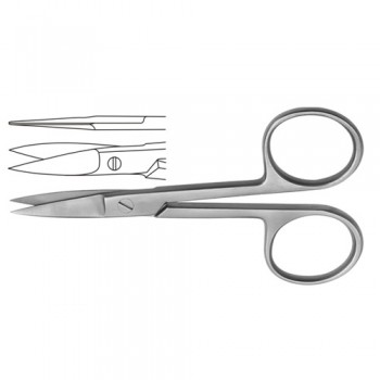 Nail Scissor Curved Stainless Steel, 10.5 cm - 4 1/8" 